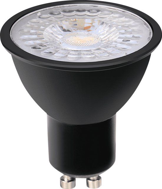 OutledTL Dimbare GU10 LED Spot - 7 Watt - Zwart Warm Wit 3000K