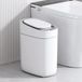 Wan GmbH Poubelle avec capteur - Petite poubelle - Conception étanche - 2,5 Gallon - Blanc