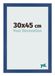 Your Decoration Cadre photo 30x45 cm MDF Bleu foncé Bologna