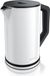 Arendo Bouilloire avec réglage de température 40°C-100°C, 1,5L, 2200W, Inox, Blanc