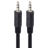 PremiumCord Klinkkabel 15 m, jack plug 3,5 mm, stereoJack stekker op stekker, Aux headset, audio-verbindingskabel, voor tv-telefoons MP3 HiFi, afgeschermd, kleur zwart