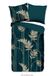 Muller Textiles Pure dekbedovertrek gouden bladeren - Lits jumeaux 240x200/220 cm - Groen - Microvezel