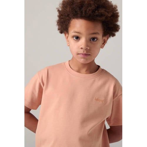 Levi's T-shirt oranje Jongens Katoen Ronde hals Effen - maat 128