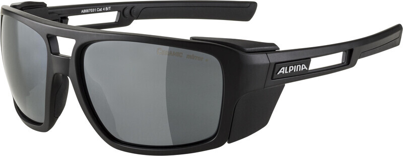 Alpina Skywalsh CM+ Glasses, black matt/black mirror