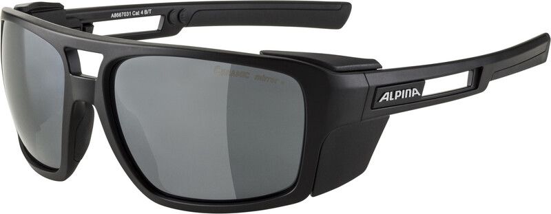 Alpina Skywalsh CM+ Glasses - black matt/black mirror