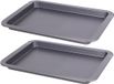 Plaque de cuisson - 2 pièces - universel - 33 x 23 cm - Noir