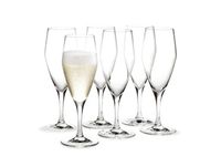 Holmegaard Verre à champagne Perfection 23 cl, lot de 6 Transparent