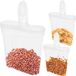EDANTI Set 3x 2,4 L Aufbewahrungsbox Küche Behälter aus Plastik Mit Deckel, Vorratsgläser zur Aufbewahrung Lebensmittel, Vorratsdose Küchenorganizer, Vorratsdosen-Sets