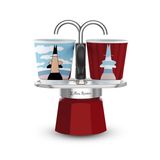 Bialetti Mini Express Magrite - Set met 2 kopjes - Blauw