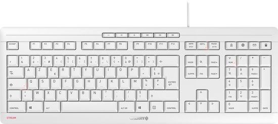 Contour Design STREAM toetsenbord Kantoor USB AZERTY Frans Wit
