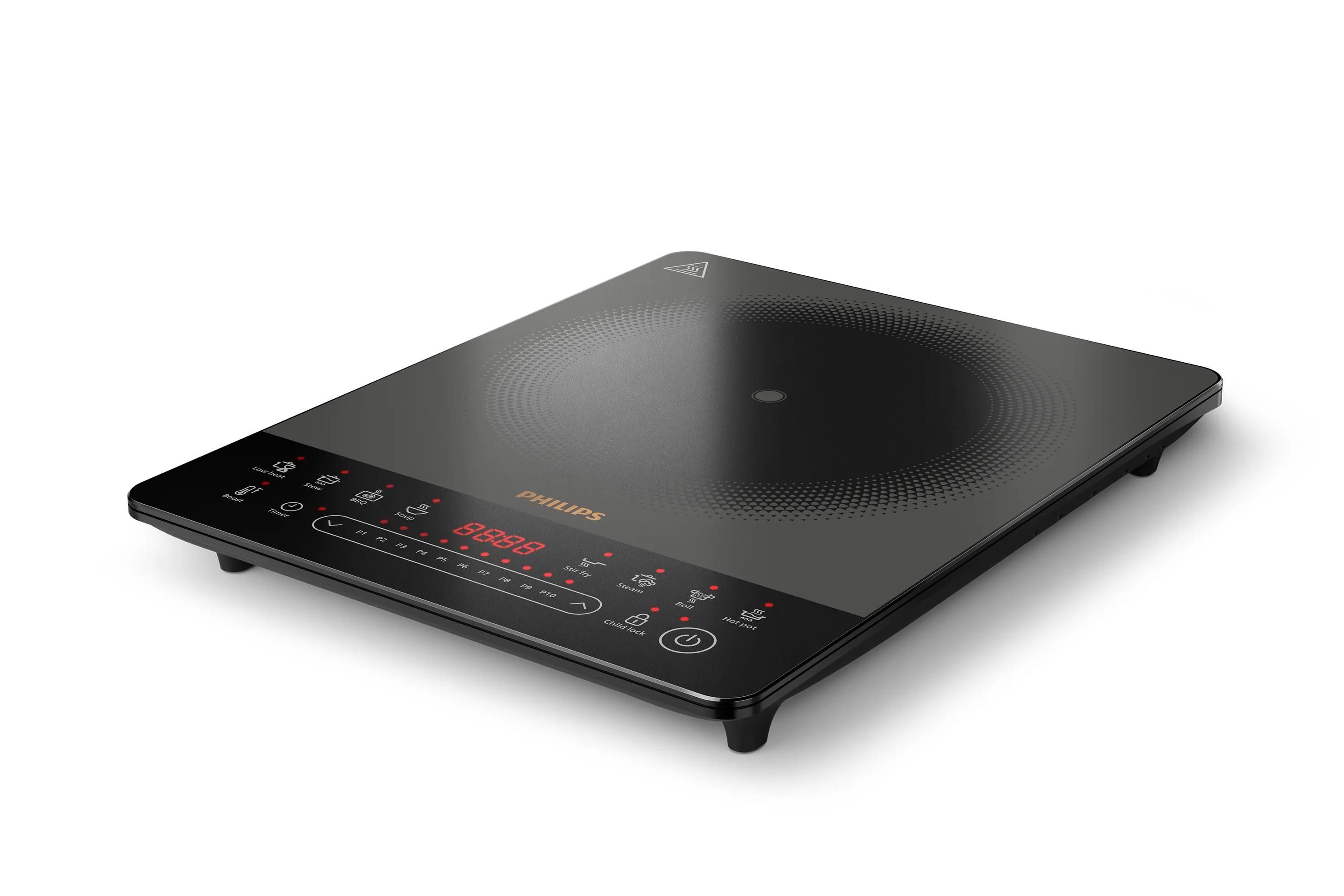 Philips 5000 series Vesuvio HD5850/90 Inductiekookplaat Zwart/Grijs