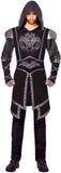 Widmann Middeleeuwse & Renaissance Strijders Kostuum Donkere Moordenaar Assisio Man Large Carnaval kostuum Verkleedkleding