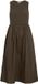 VILA VICARLA O-NECK S/L MIDI DRESS - Dames - Jurk - XL - Katoen/Polyester - Slate Black