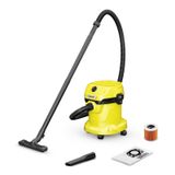Kärcher WD 2 Plus V-15/4/18 C - Wet & Dry Vacuum Cleaner - 1000W - 15L - Black/Yellow