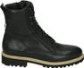 Durea 9722 E Zwart Leren Sneakers Dames Maat 40.5
