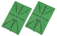 Tapis de jeu de golf avec gazon remplaçable pour entraînement de swing