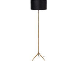 Lucide TONDO - Floor Lamp - Ø 38 cm - 1xE27 - Matte Gold / Brass