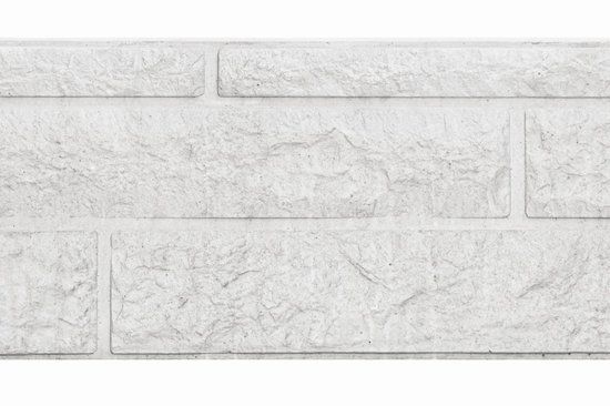 Merkloos Tuindeco Berton Rotsmotiefplaat smal wit/grijs 184 cm
