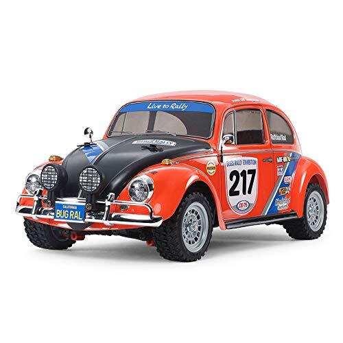 tamiya 58650 58650-1:10 RC VW Beetle Rally MF-01X, op afstand bestuurde auto/voertuig, modelbouw, bouwpakket, hobby, assemblage, ongeverfd