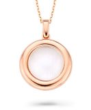 Orphelia ZH-7197/GR - Ketting met hanger, rond, verguld, 925 zilver, zirkonia, 45 cm