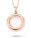 Orphelia ZH-7197/GR - Ketting met hanger, rond, verguld, 925 zilver, zirkonia, 45 cm