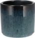 DK Design Bloempot Blue Glaze - Denimblauw - Aardewerk - Rond - D12 x H13 cm