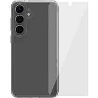 BlueBuilt Protective Back Cover Samsung Galaxy S25 Plus Transparant + Screenprotector Glas