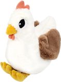 Les Ptipotos Pioupiou The Hen Knuffel - White