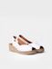 Toni Pons Dames leren espadrille met open neus en sleehak | BERNIA-P