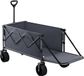 Happiq Opvouwbare Tuinwagen - Bolderkar - Tuinkar - Voor Camping, Picknick of Strand - Handkar met 200L Capaciteit & Achterdeur Wielen - Trolley Winkelwagen
