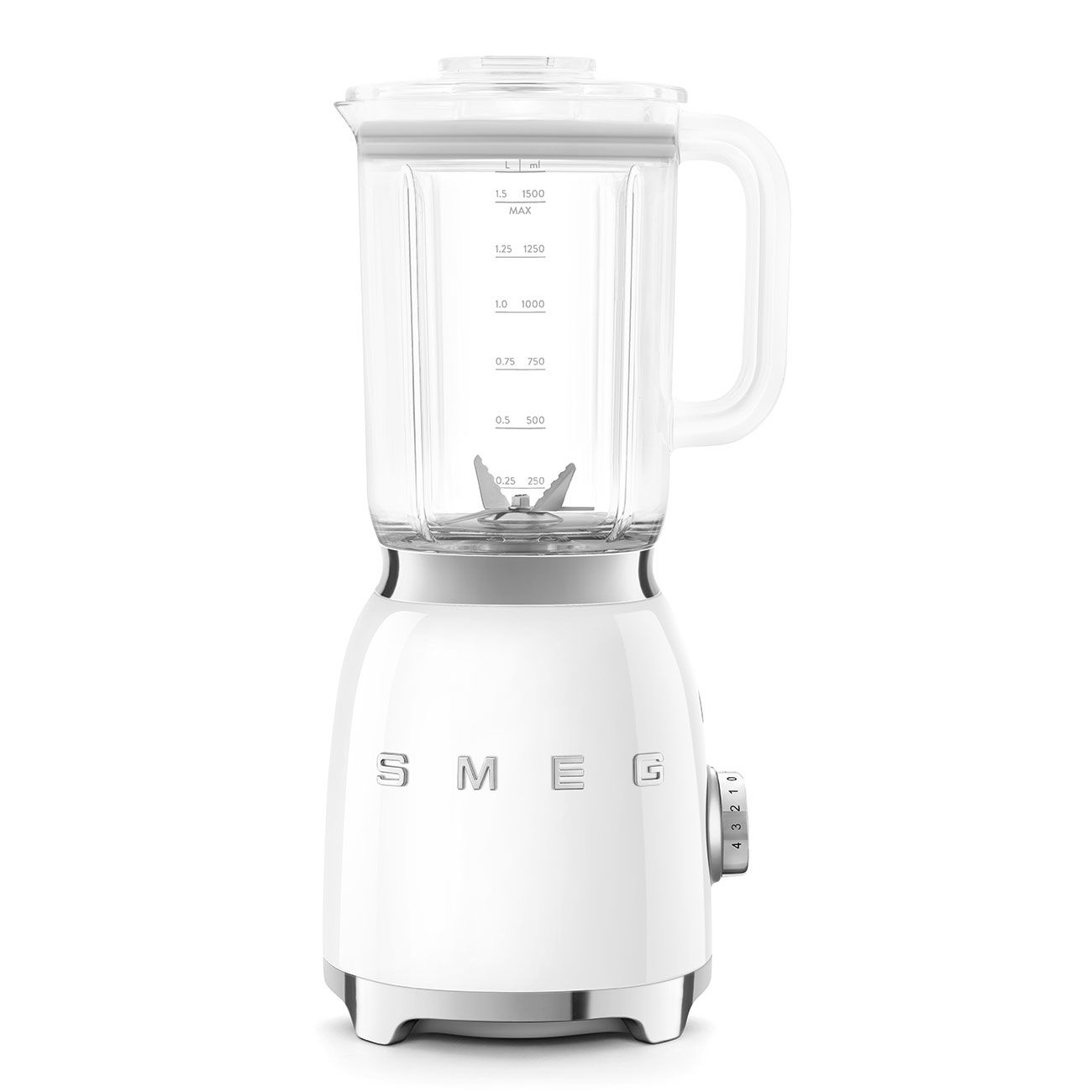 Smeg BLF03WHEU Blender - Wit - 800W - 1,5L - Jaren '50 Stijl