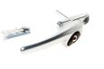 Hmb boumans HMB raamkruk afsl.baar F1 Links stift 7x40mm Aluminium