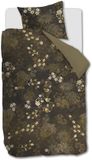 Beddinghouse Darcy dekbedovertrek - Eenpersoons - 140 x 200/220 cm - Katoen - Olive Green