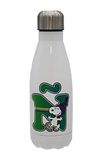Snoopy - waterfles van roestvrij staal, hermetische sluiting, met veelkleurige letter Ñ-ontwerp, 550 ml, witte kleur, officieel product (CyP Brands)