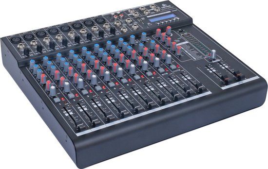 Devine MixDesk 1202FX-MP 12-kanaals mixer met FX en mediaspeler