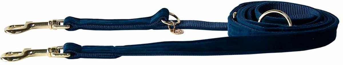 Kentucky Dogwear Hondenriem Velvet Marine - 200cm Marineblauw