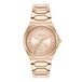 Olivia Burton Dameshorloge met drie wijzers kwartsuurwerk, collectie LUSTRE met roségouden armband van roestvrij staal - 24000202