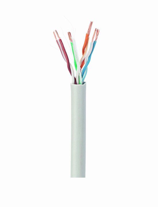 Cablexpert UTP Cat5E Lan-kabel, soepel, 305 meter (CCA), Grijs
