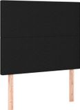 vidaXL Hoofdbord - Zwart - 100x5x118/128 cm - Stof