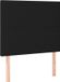 vidaXL Hoofdbord - Zwart - 100x5x118/128 cm - Stof