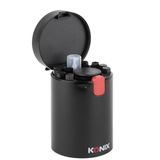 Konix Multifunctionele 19-in-1 reinigingsset voor camera's, toetsenborden, hoofdtelefoons, computers, smartphones en tablets, zwart