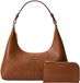 Calvin Klein Emblem Aop Perfor Lthr Bag - Bruin