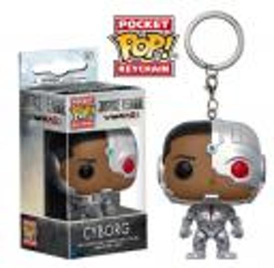 Funko - PoP! Pocket Keychain - Justice League - Cyborg