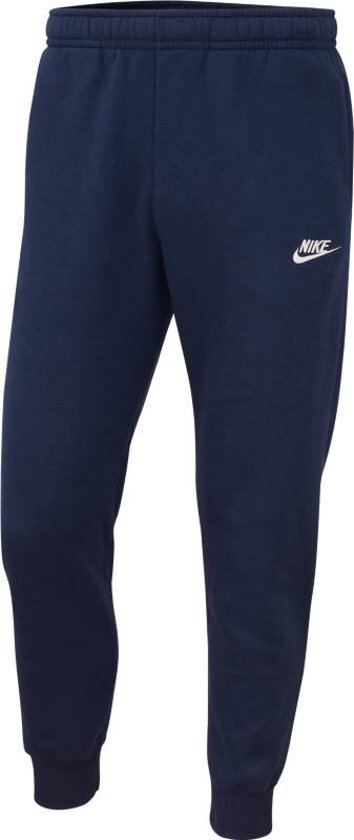 Nike Nsw Club Jggr Bb Heren Sportbroek - Midnight Navy/Midnight Navy/(White) - Maat XL