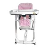 Bubabù COP035-ROS stoelbekleding voor babyvoeding van badstof, samenstelling: 100% katoen, gemaakt in Italië, roze
