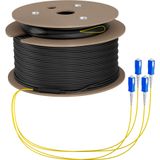 EFB Elektronik O8301S180OS2 InfiniBand en Glasvezelkabel 180 m 4x SC U-DQ(ZN) BH Zwart, Blauw, Geel