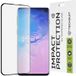 Techsuit Film de protection d'écran pour Samsung Galaxy S10 G973, Verre trempé, Full Glue, 111D, Noir