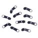 cyclingcolors 10 x ritssluitingschuivers vervanging reparatieset voor rits hoofd nr. 5 schuivers voor kleding tassen jassen tassen koffer jeans, donkerblauw