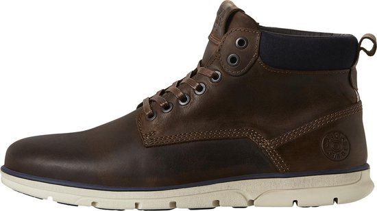 JACK & JONES JFWTUBAR LEATHER - Brandy Brown - Maat 43 - Heren Veterboots
