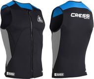 CRESSI Guardian Man Neopreen Rits Vest Zwart/Blauw 2mm S/2